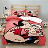 Po-peye And Olive In Action 3PCS Bedding set,Ideal for 1pc Duvet Cover And 2pcs Pillowcases Perfect for Fan gift,Ideal for Bedroom, Dormitory
