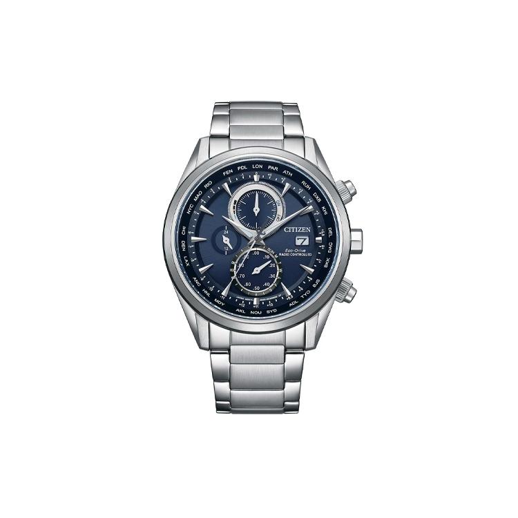 Citizen Eco Drive 100m Water Resistant Light Powered Quartz Movement Stainless Steel Strap Watch AT8260-85L