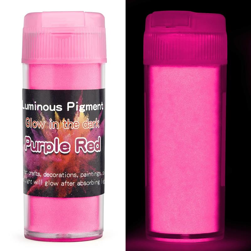 20g/Bottle Luminous Powder Paint Epoxy Resin Pigment Glow In The Dark Fluorescent Powder DIY Party Resin Filler Resin Supplies