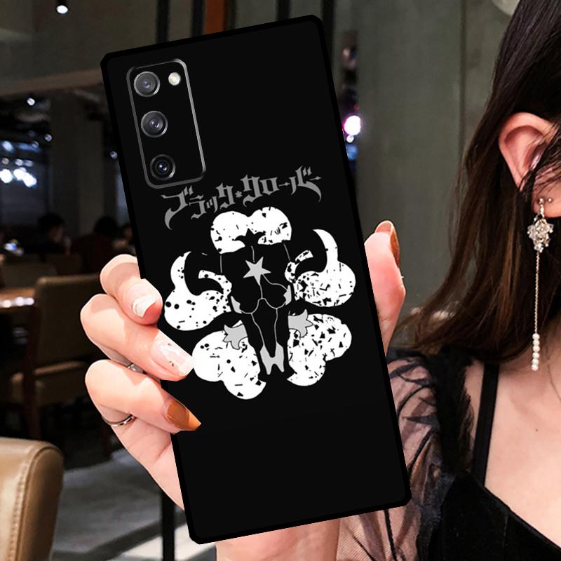 

Чехол Anime Black Clover для Samsung Galaxy S22 S10 S9 Plus Note 10 Note 20 Ultra S20 FE S21 Ultra Phone Cover Galaxy S20 FE