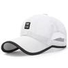 Hot Sale Summer Women Men Mesh Baseball Cap Solid Snapback Label Stick Sunhat Outdoor Breathable Hip Hop Hats Casquette