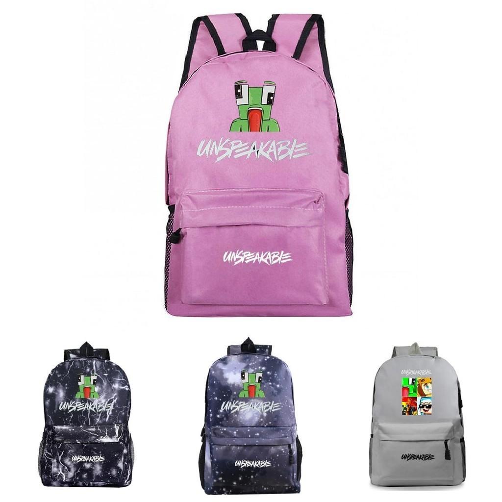 Unspeakable Backpack With Large Capacity For Boys And Girls