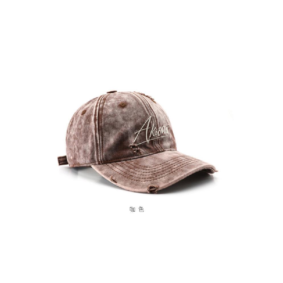 Women's hat with letter embroidery, baseball cap, outdoor men's travel sports sun hat, duckbill cap