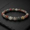 8mm Natural Red Blood Stone Gemstone Round Healing Stone Jewelry Handmade Beaded Bracelet 7.5" For Partywear CSB-13