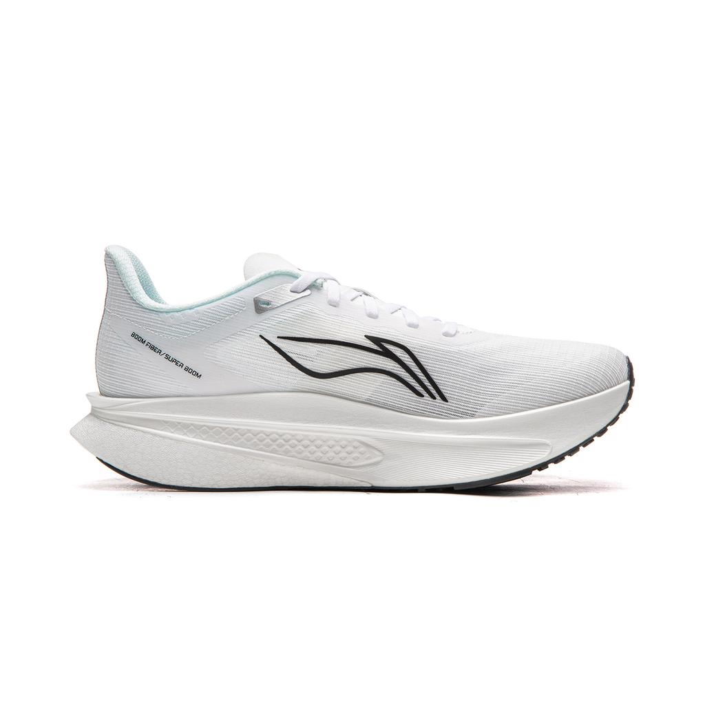 Li Ning Feidian 6 Challenger Amorti Résistant à l'abrasion Basse Cheville Chaussures de Course Décontractées Homme Blanc ARMW003-10