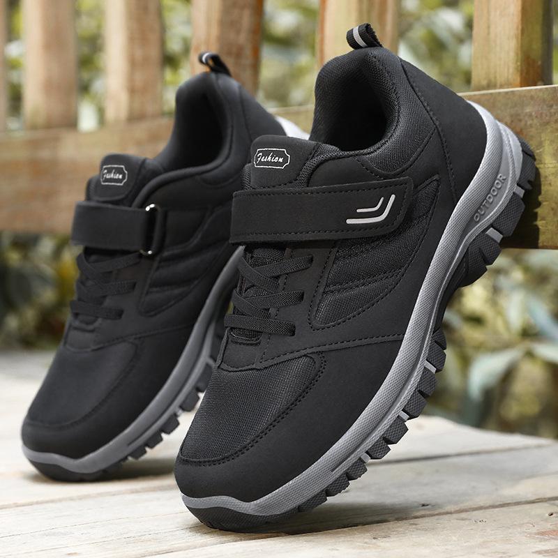 Shoes men's walking shoes new middle-aged and elderly running shoes soft sole comfortable sports shoes versatile casual shoes couple men's shoes