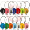 Cartoon Spherical Padlock: Steel Wire Rope Lock for Suitcase and Bicycle