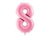 Ballon en Aluminium Chiffre 8, 86cm, Rose
