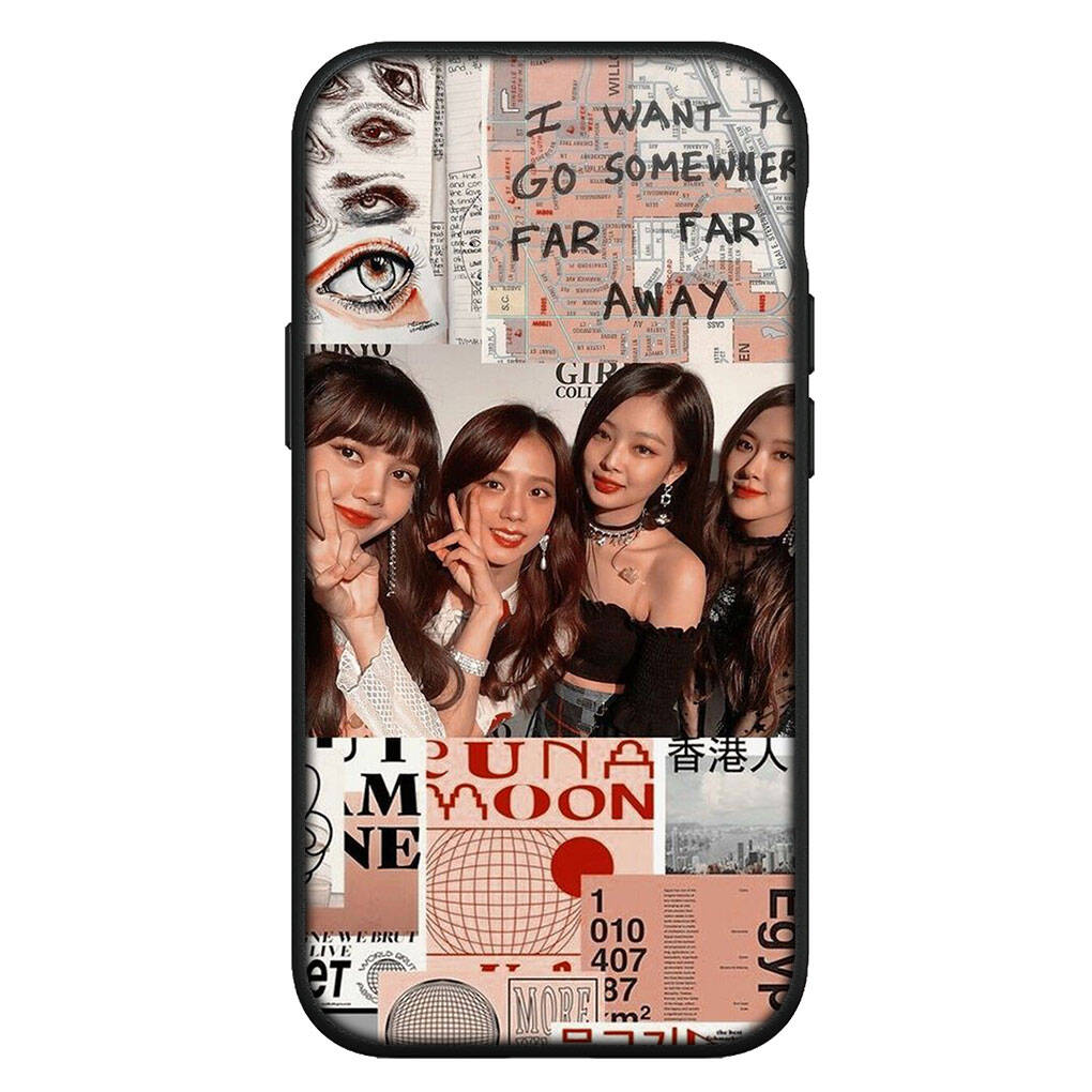 

Чехол для iPhone 17 16 15 Xiaomi Poco Redmi Note 14 13 12 11 Pro Max Samsung Galaxy S25 S24 9 OPPO Huawei Jennie Black Lisa Rose Jisoo Pink Чехол для телефона for Samsung Galaxy S10E аэро