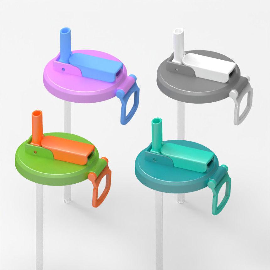 Multifunctional Soda Straw Cover Leak-Proof Portable Beverage Sealing Cover & Straw Set High-Quality Recyclable Beveragelid
