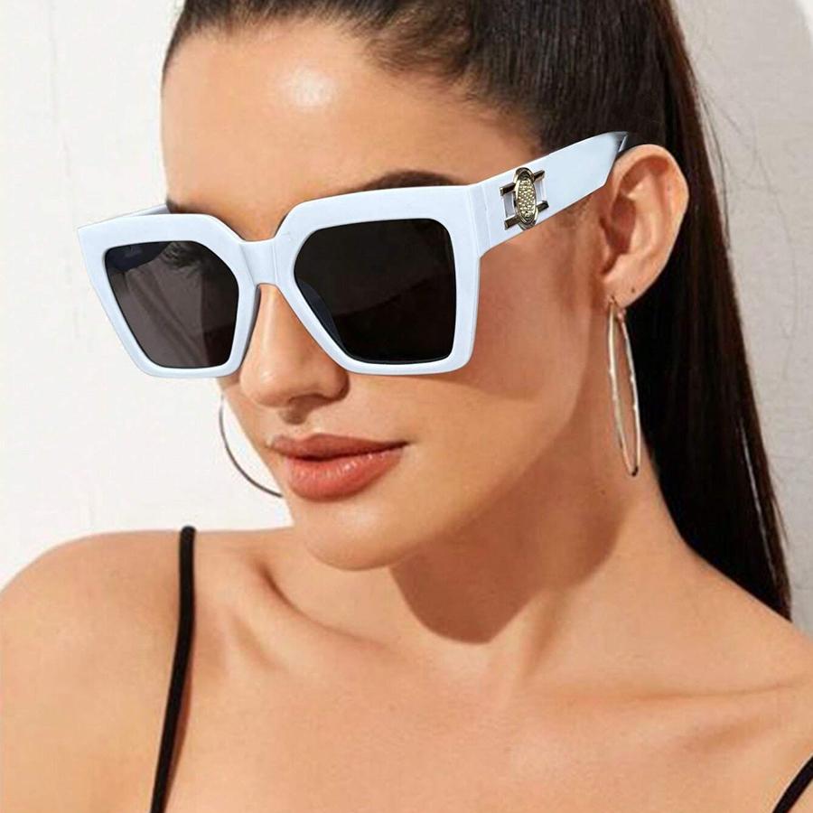 Oversize Square Sunglasses Women Fashion New Vintage Big Frame Shades Men Sun Glasses Uv400 Eyewear