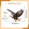 2D Decorative Eagle, Creative Flat Sign with Rope, Easy to Hang, Garden Decoration for Fence, Yard,