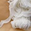 1Yard/91cm Luxury Beaded Embroidery Lace Ribbon DIY Wedding Dresses Sewing Decoration