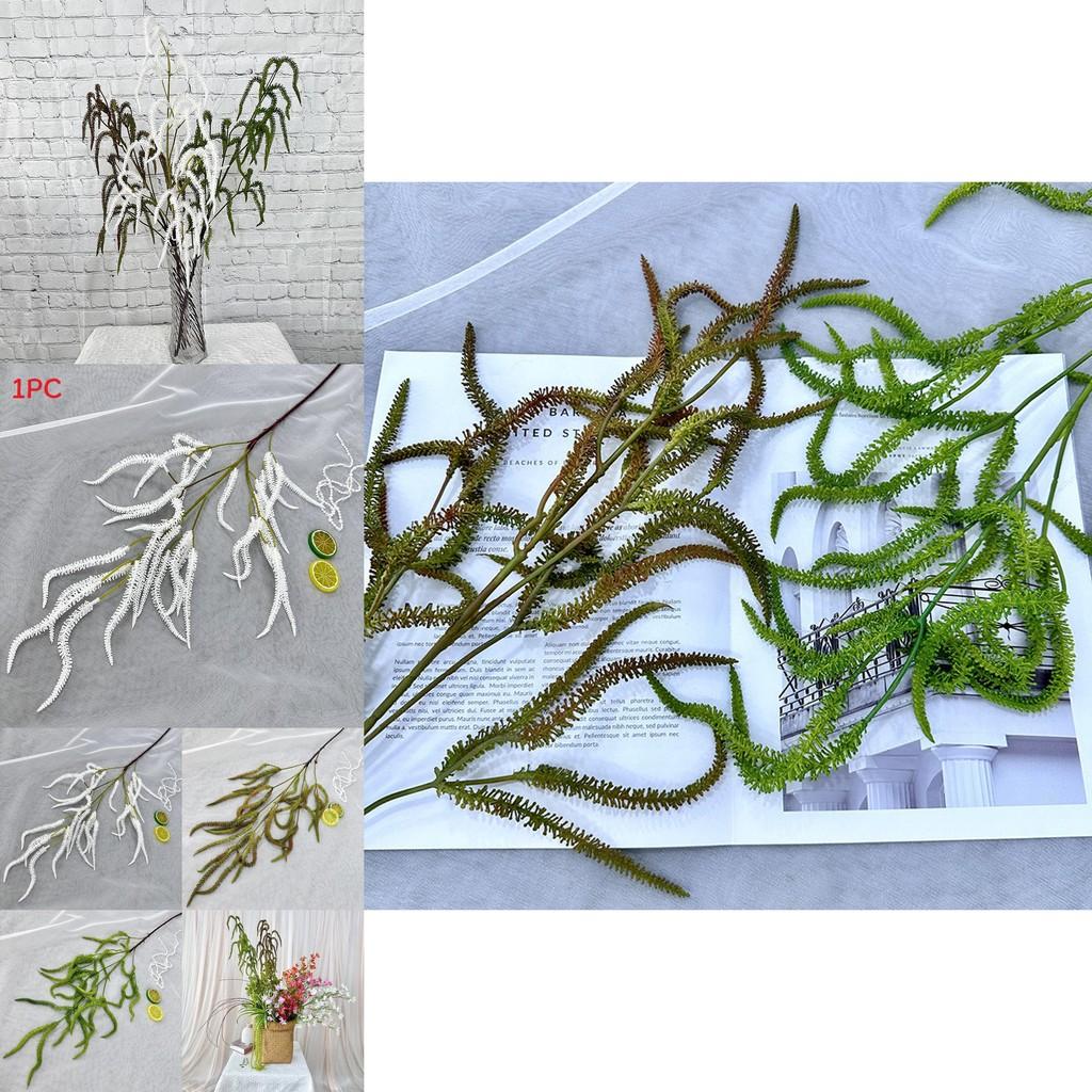 Künstliche Salicaceae zur Heimdekoration mit realistischem Blattmaterial für Hochzeits- und Foto-Requisiten