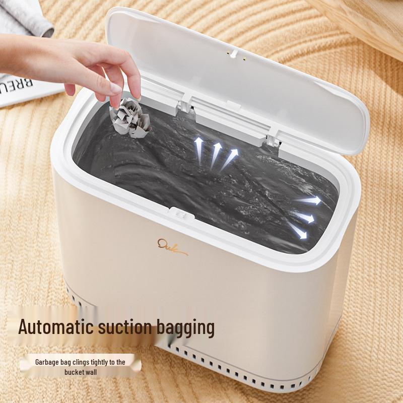 2025 Large-Capacity Crevice Trash Can with Lid for Bathroom, Living Room & Kitchen