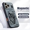 Kreatywne Etui z Wzorem Serca Dla iPhone 17 Pro Max Magnetyczne Dla Magsafe Pokrowiec o Czucie Skóry Dla iPhone 16 15 14 13 Pro Max
