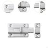 Door Bolt Security Slide Latch Lock,Stainless Steel with 6 Screws,Slide Sliding Lock