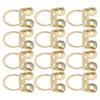 12Pcs Finger Picks Adjustable Stainless Steel Banjo Ukulele Guitar Plucked Strings ToolGold