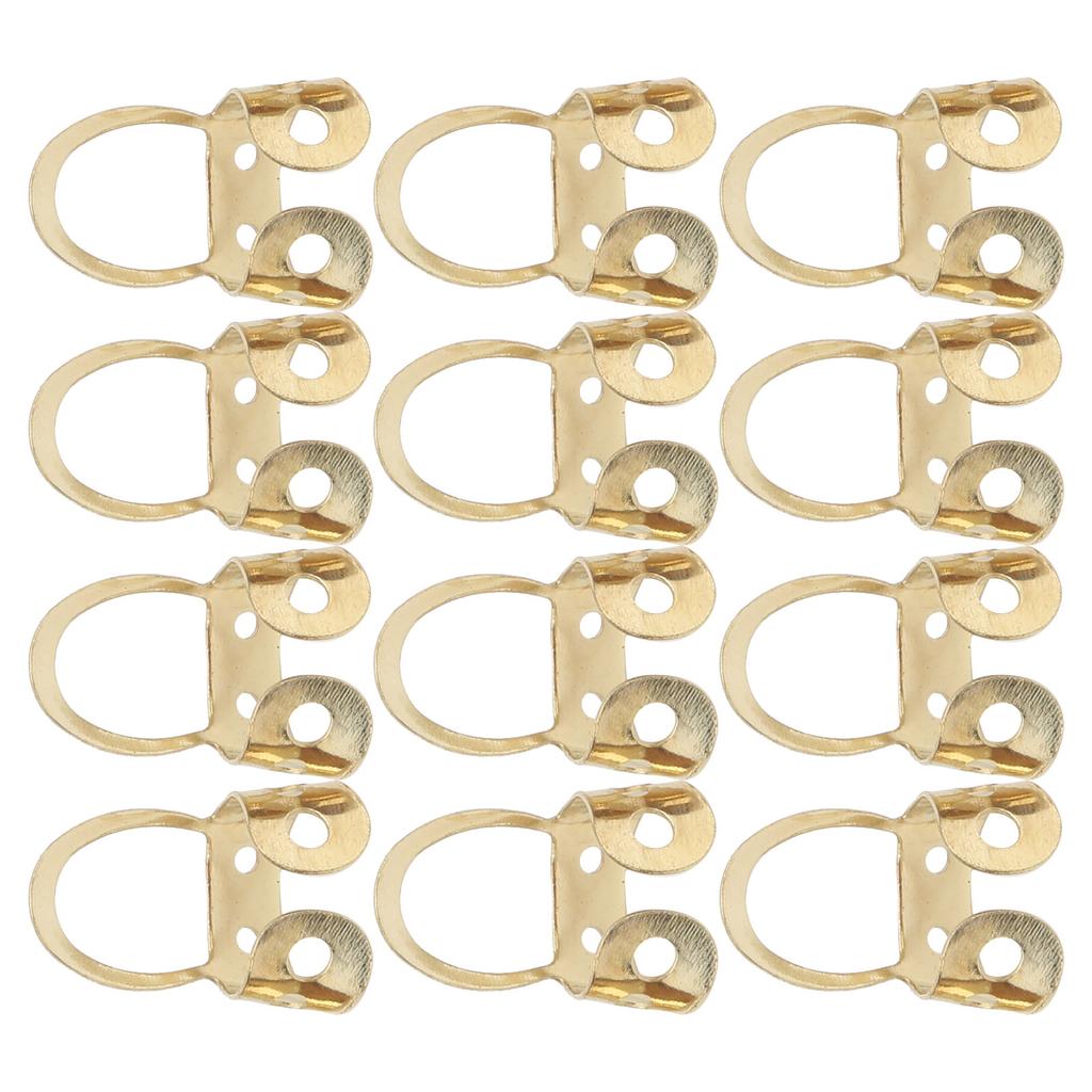 12Pcs Finger Picks Adjustable Stainless Steel Banjo Ukulele Guitar Plucked Strings ToolGold