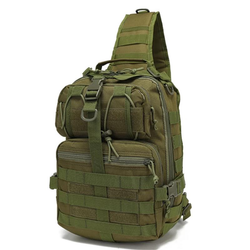 Military Tactical Assault Pack Sling Backpack Army Molle Waterproof Rucksack Bag Hiking Camping Travelling Backpacks Chest Bags