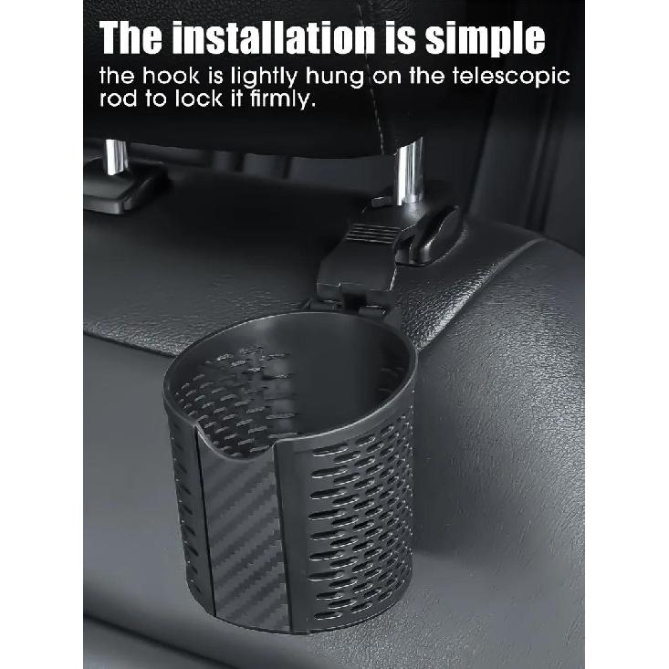 Car Seat Back Cup Holder Portable Auto Drink Organizer Storage Basket Phone Holder Water Cup Bracket Car Interior Accessories Cup Holders 5