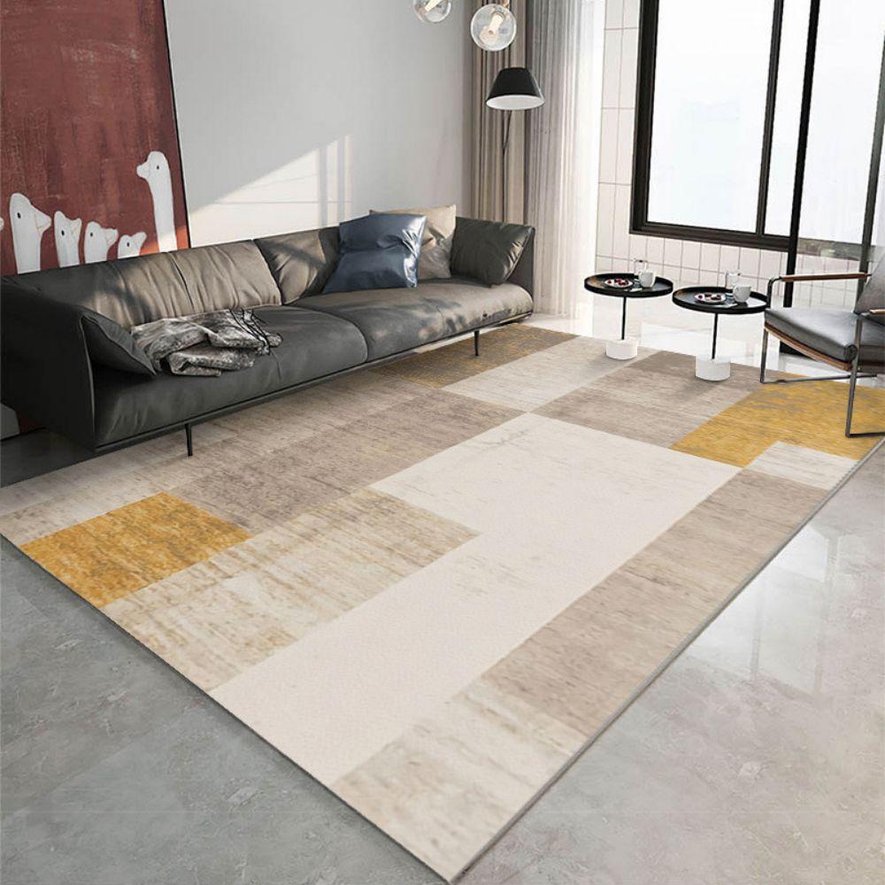 Modern Crystal Velvet Rug Affordable Large Area Home Bedroom Rug Living Room Sofa Coffee Table Mat Simple Lounge Mat