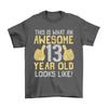 Boys 13th Birthday T-Shirt Kids Awesome 13 Year Old GIFT Idea Celebration Party