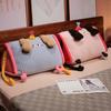 Cartoon Plush Toy Soft Cushion Cover With Washable Insert For Bed Sofa Decor