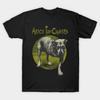 Herren Schwarzes Print-T-Shirt Alice In Chains - Vintage No-Cut Transferpapier Print Baumwoll-T-Shirt