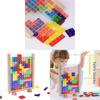Wooden Tetris 3d Puzzle Blocks For Kids Educational Toy With Brain Development For Early Learning