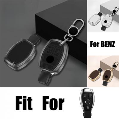 Zinc Alloy Learher Car Key Fob Case Cover For Benz C300 C350 GLC GLA CLA GLK CLS