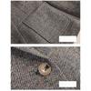 Jachetă Costum Lână cu Mânecă Lungă Femei Palton Toamnă Iarnă Blazer Lână Birou Femei Blazer Formal Îmbrăcăminte Exterioară Groasă