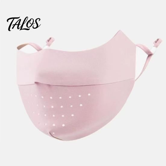 UPF 50 Face Guard Seamless Breathable Holes Design Sunscreen 3D Slim Outdoor Sports Ice Silk Fabric Protector