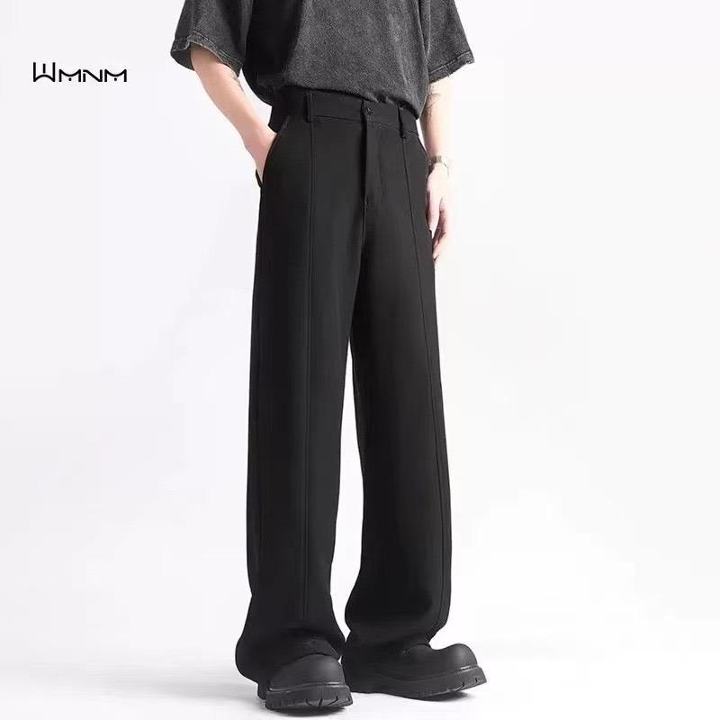 Luxurious Korean-American Style Men's Micro-Flare Suit Trousers