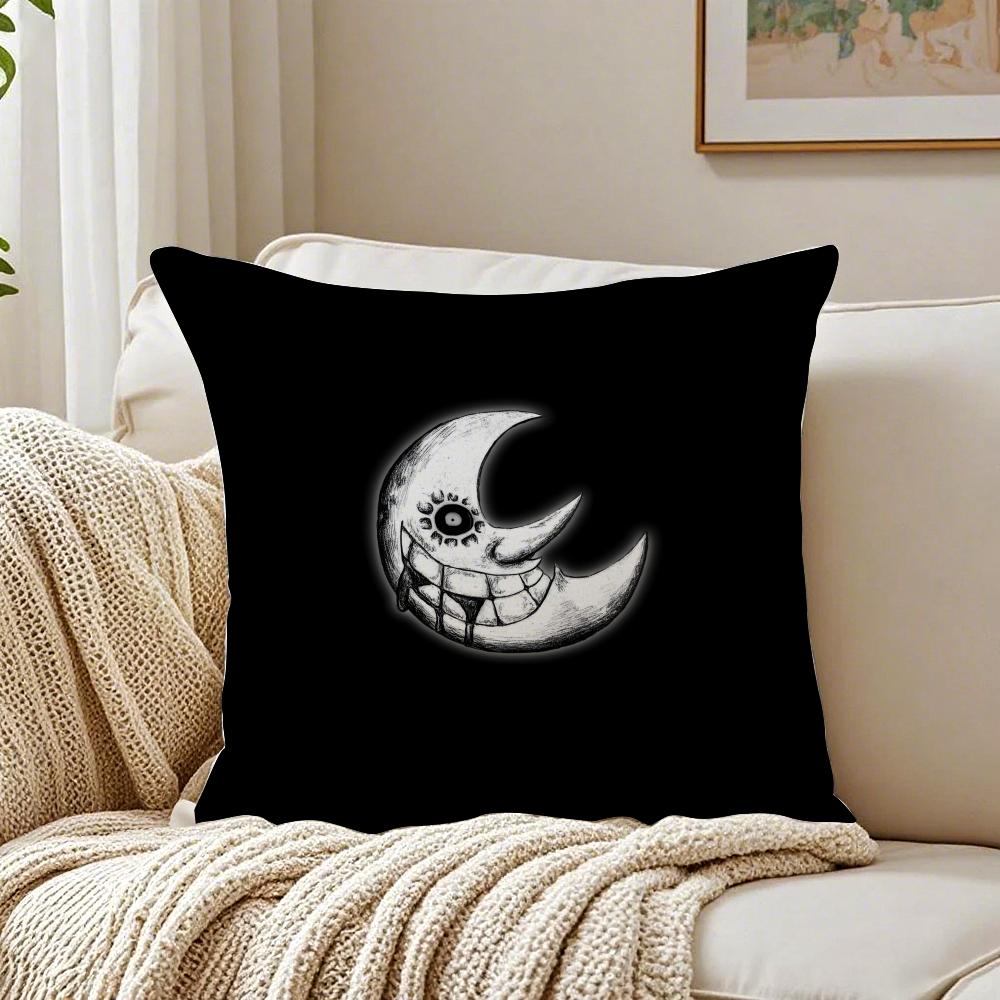 anime supernatural SSoul EEater Cushion Cover Pillowcase Antidustmite living Room Sofa Decor Cushion Room