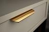 Edge furniture handle 350 mm darker gold