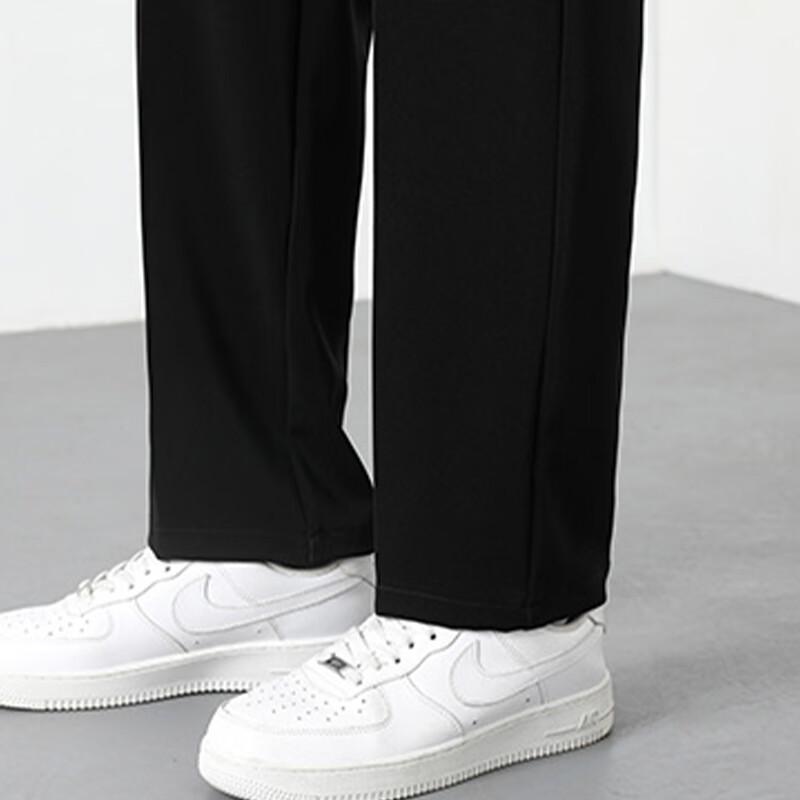 Men's Spring/Autumn Loose Straight Wide-Leg Casual Trousers