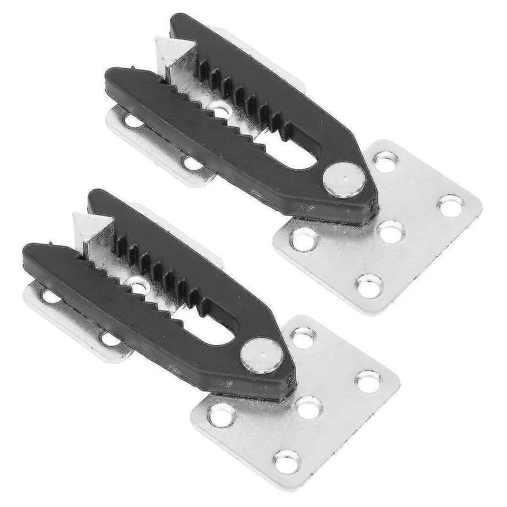 2 Pcs Sofa Couch Sectional Furniture Connector Joint Snap Alligator Style