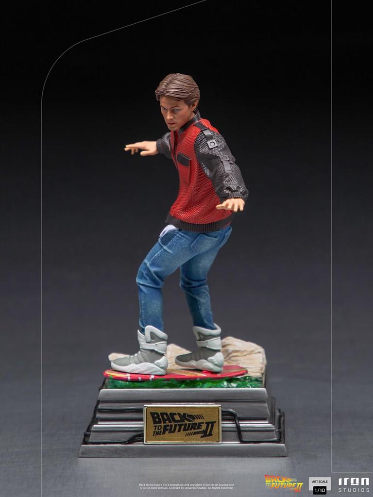 To the Future Part Studios Scale Marty McFly "Back 2" [Iron Statue] "Art Scale" 1/10 (Hoverboard)