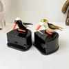 Cute Little Bird Pop-Up Toothpick Box Cartoon Woodpecker Toothpick Container  Table Decoration