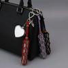 Wax Thread Lipstick Organizer Keychain Portable Lipsalve Cover Key Ring  for Gift