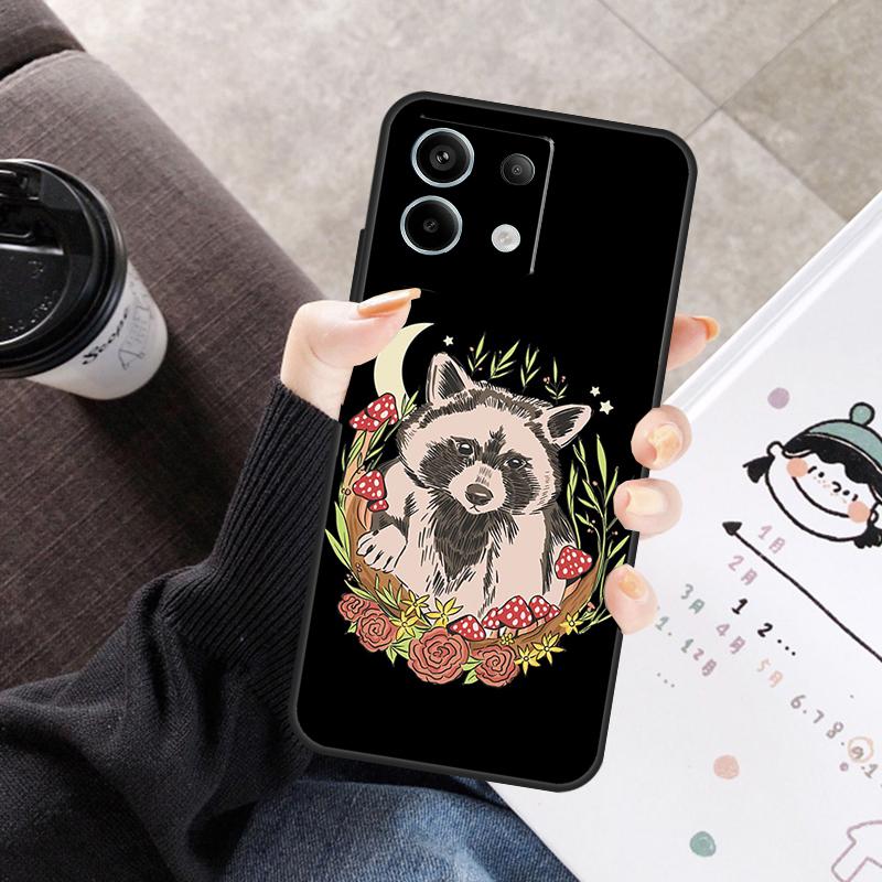 Housse Kawaii Raton Laveur Dessin Animé Pour Xiaomi Redmi Note 13 9 10 11 12 14 15 Pro Plus Coque Pour Redmi 15 C 12C 13C 14C 10C