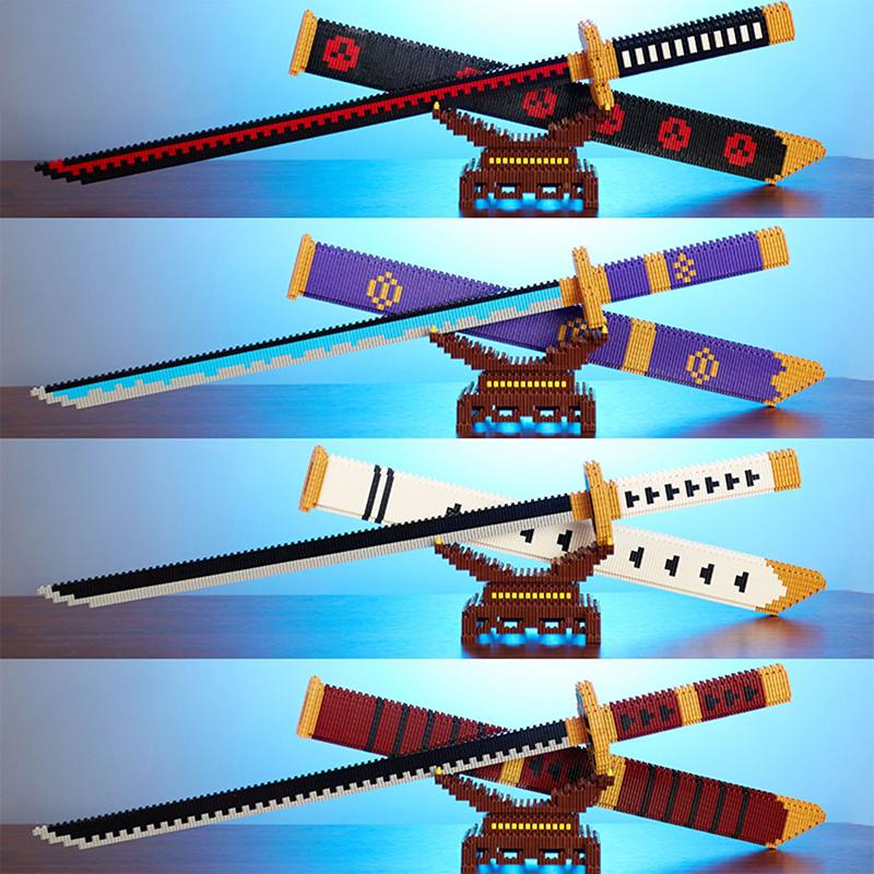 One Piece Zoro Shusui Sandai Kitetsu Building Block Toy Figure Toys Educational