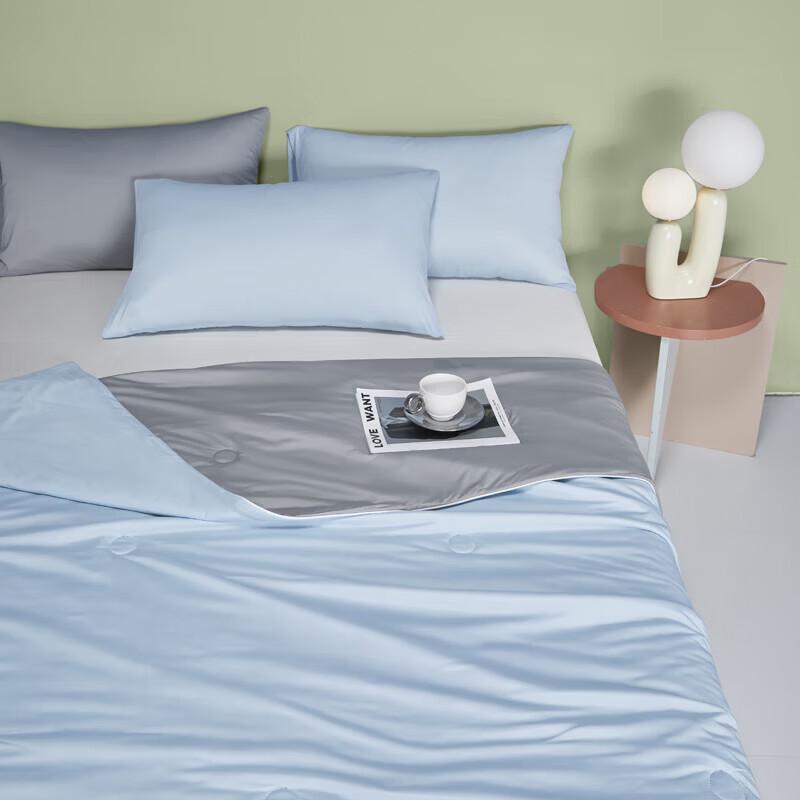 Belle Anna Cloud Mica Cooling Cotton Summer Quilt