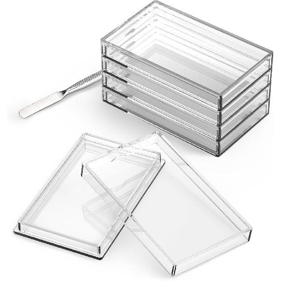 10oz Silver Bar Holder - 5Pcs Capsule Storage Container for 10 Ounce Bars 5