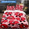 Bad Bunny Collage 3pcs K-pop music group Bedding set,Ideal for Bedroom, Dormitory,Including Duvet Cover And 2pcs Pillowcases,Fan gifts