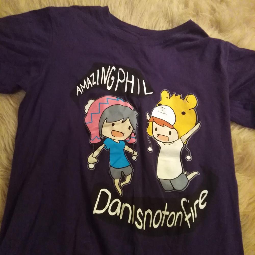 Collection Dan and Phil Band Gift For Fan S to 5XL Unisex Purple T-shirt XXL