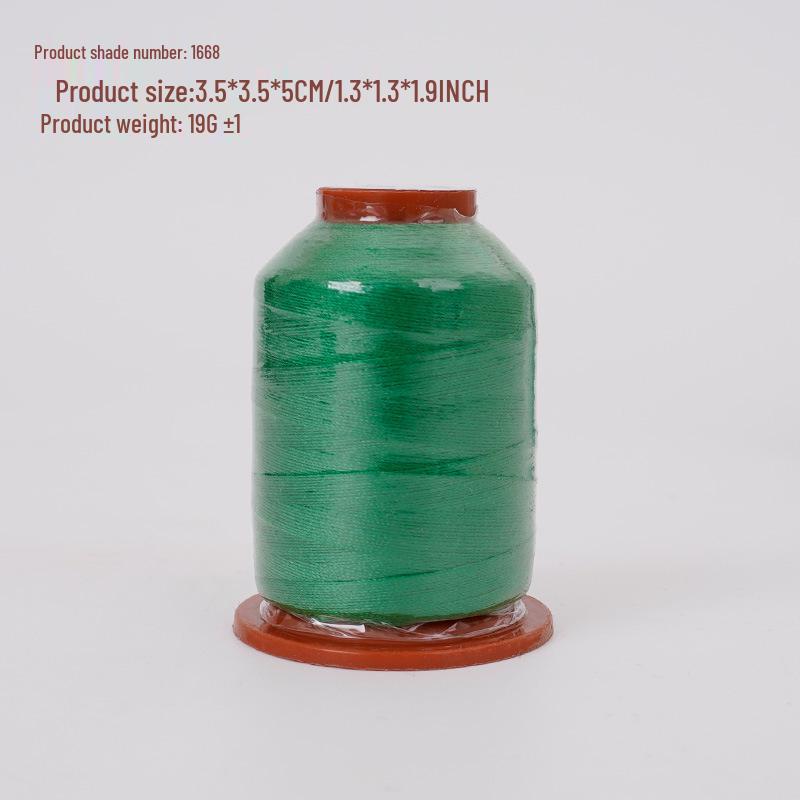 Polyester Sewing Thread: 100 Colors, 500 Yards, Fine Two-Strand, High-Speed, for Hand Sewing