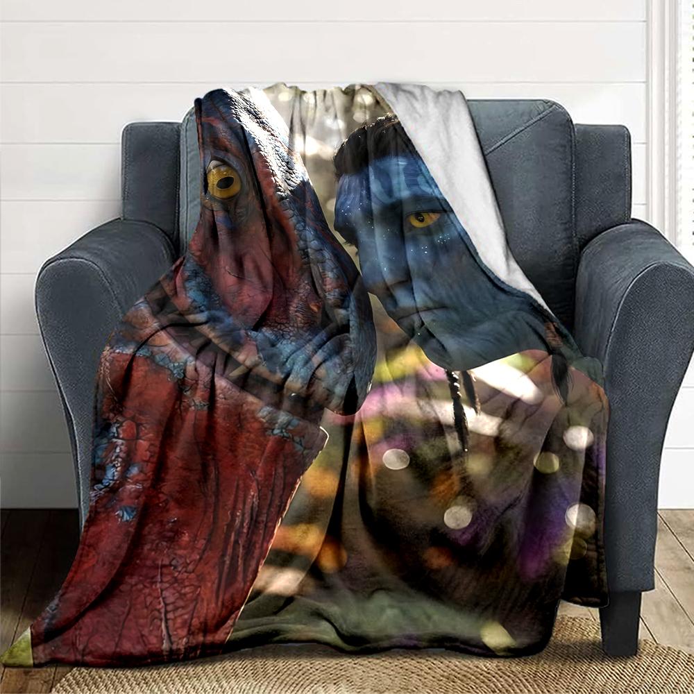 Avatar World Encounter Blanket Soft Throw Blanket For Home Bedroom Bed Sofa Travel Office Solid Christmas Blanket