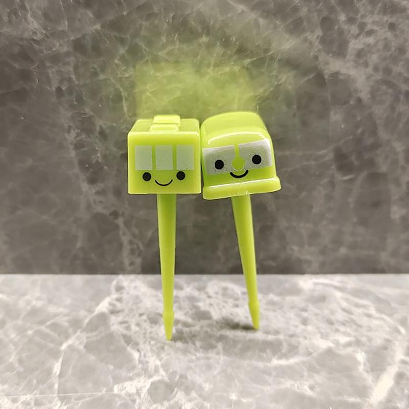 Cartoon Fruit Fork Toothpicks Cute Animal Food Selection Mini Lunch Box Decoration Children'S Food Supplement Tool